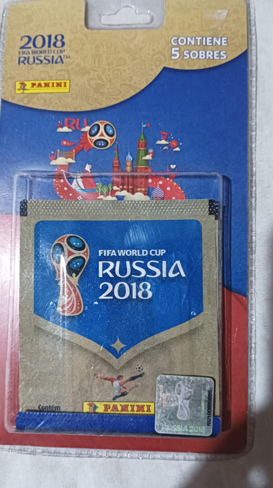 Pack de 5 Sobres Mundial 2018