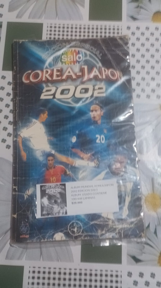 Album mundial Korea/Japon 2002 edicion salo contiene 100/448 laminas